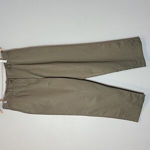 LL Bean Original Fit Pants size LP Green Womens Office Casual‎ Comfy